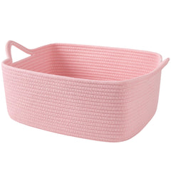 OIAHOMY 19L woven basket, front view, stylish nursery storage option