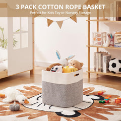 OIAHOMY baby nursery storage basket for nappies and small items