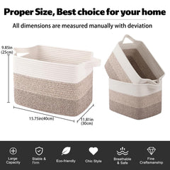 OIAHOMY storage basket in bedrooms helps stow clothing and accessories.