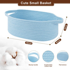 OIAHOMY burr basket cotton weave highlights durable, soft storage for everyday items.