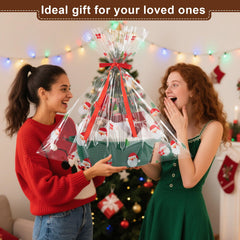 OIAHOMY gift bag with ribbon and tissue packaging.