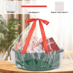 OIAHOMY glitter tulle detail adds sparkle for special occasion gifting.