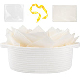 OIAHOMY gift basket with handle full shot for easy gifting.