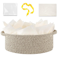OIAHOMY gift basket with handle for easy gifting and transport.