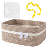 OIAHOMY large woven storage basket with handles for easy lifting and organization