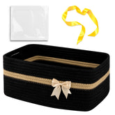 OIAHOMY large woven storage basket with handles for nursery organization.