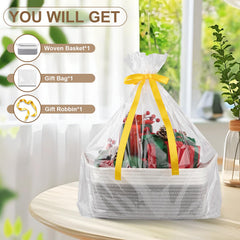 OIAHOMY multi purpose storage basket for shelves and desks