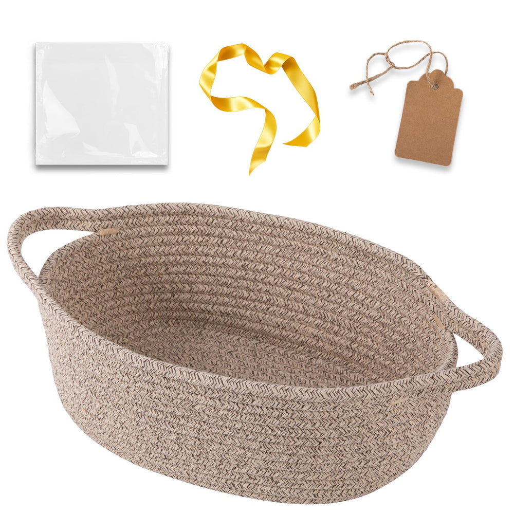 OIAHOMY small woven basket with gift bags ready for gifting