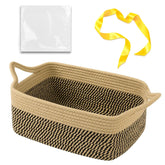 OIAHOMY small woven rope basket with gift bags for gifting.