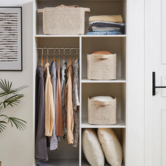 OIAHOMY foldable storage basket designed for easy, compact storage