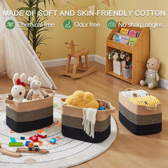 OIAHOMY basket with built-in handles makes transport easy