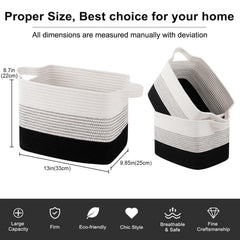 OIAHOMY toy storage basket keeps playroom tidy and accessible.