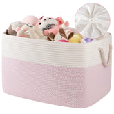 OIASKET 95L blanket basket with lid for dust-free storage in living spaces