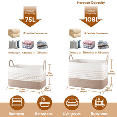 OIASKET basket with built-in handles for easy transport
