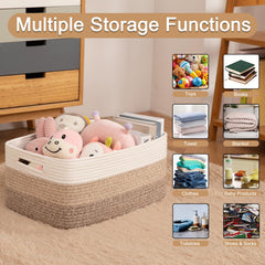 OIASKET minimalist design basket in living room adding warmth