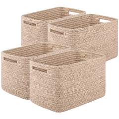 OIASKET storage baskets on a shelf for tidy toy and book organization