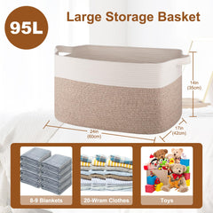 OIASKET toy storage basket keeps kids' treasures tidy and within reach.