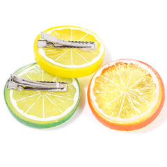 OIUUBBII pack of 3 lemon bows offers versatile styling for braids or ponytails