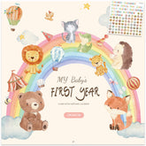 OKAMZIK Baby First Year Calendar cover, a timeless keepsake for cherished memories.