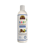 OKAY Baby Shampoo and Body Wash bottle front with gentle formula for sensitive skin.