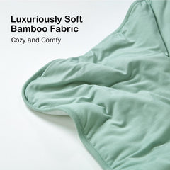 Okayinn BubblePanda crib-size blanket draped for breathable comfort