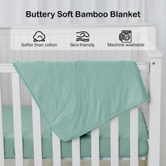 Okayinn BubblePanda blanket in nursery demonstrates versatile cozy use