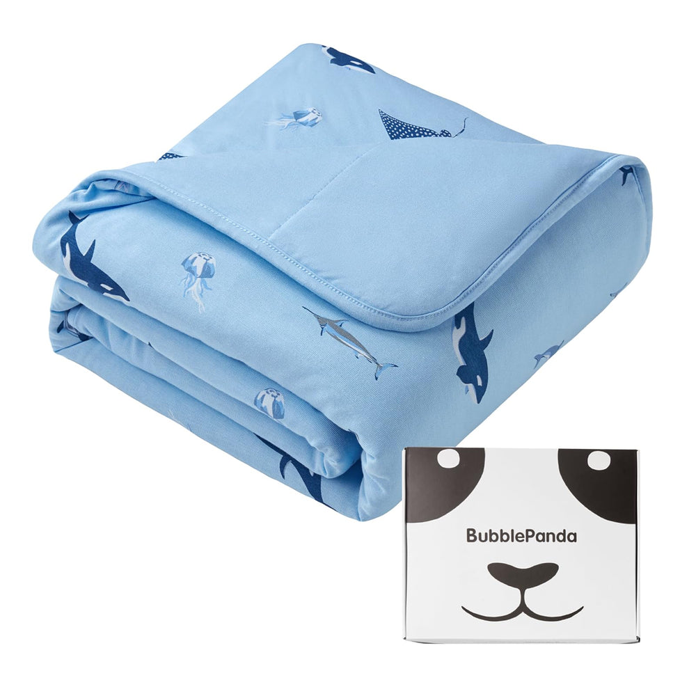 Okayinn BubblePanda blanket in buttery soft bamboo fabric for cozy snuggles.