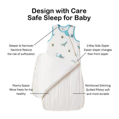 Okayinn BubblePanda deep neckline design reduces loose fabric for safer wear