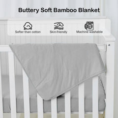 Okayinn BubblePanda nursery setting with blanket delivering cozy, inviting sleep environment.