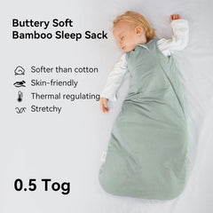 Okayinn BubblePanda sleep sack showcases a 2-way zipper for easy changes.