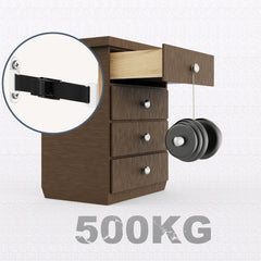 OKE Anti-tip straps with adjustable buckles fit dressers and bookshelves securely.