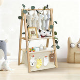 Okydoky wooden baby shower crate offering sturdy storage and rustic charm.