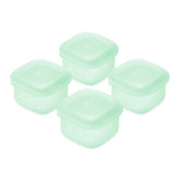 Olababy Clear Sense 4-pack baby food containers with airtight lids for mess-free portions