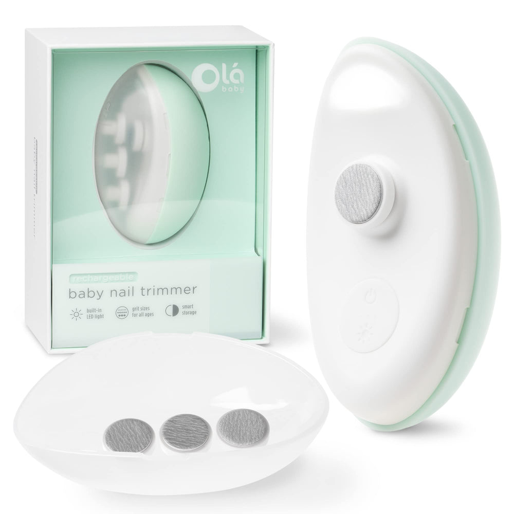 Olababy nail trimmer with LED light for precise baby grooming