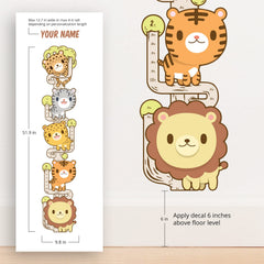 Oliver's Labels height-measurement-decal provides a durable, accurate height guide for kids.