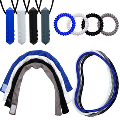 Olugu sensory necklace crayon shape helps provide calming oral sensory input