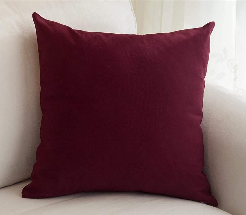 Om Bedding Collection toddler pillowcase 14x20 wine solid offers soft travel comfort