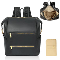 Omanmoli diaper bag backpack front view for everyday outings