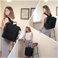 Omanmoli diaper bag backpack main compartments organize diapers and clothes efficiently.