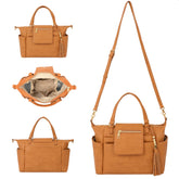 Omanmoli Small Diaper Bag leather crossbody with premium look and versatile wear.