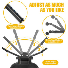 OmegaGym Velcro connection system enables quick, secure attachment to most strollers