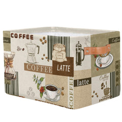 OMFUNS coffee time basket with sturdy handles, easy to carry to any room.