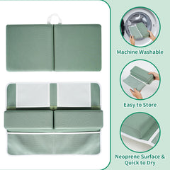 Omixe kneeler with four suction cups demonstrating secure, stable use.