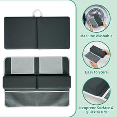 Machine-washable Omixe pad for easy cleaning after bath time.