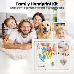 Omrhvi Handprint Paint Colors six-pack offers vibrant, kid-safe prints.