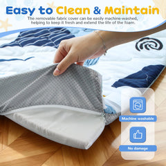 omzer Baby Play Mat fits 47x47 playpens for convenient setup.