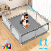 Omzer baby playpen 71x59inch size offers spacious indoor play area