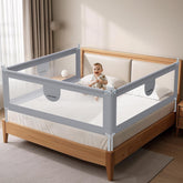 omzer bed rail three-sides guard for toddler safety and added coverage