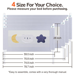 omzer bed rail with independent lifting makes bedtime routines comfortable