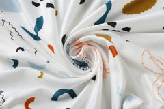 Onacosht bassinet sheets with bear pattern provide snug elastic fit.